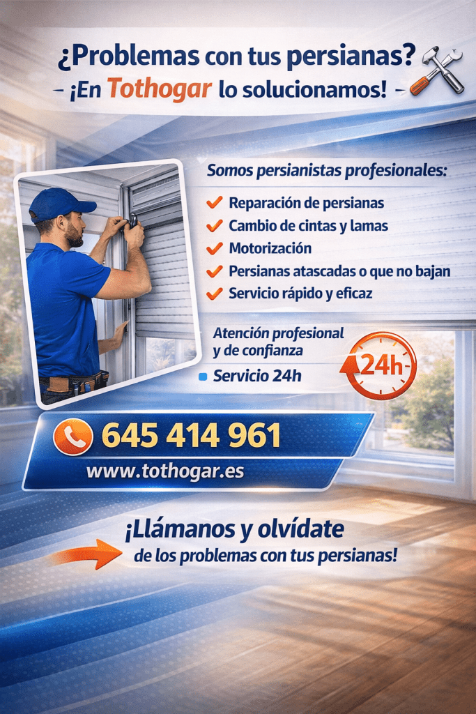 Reparaciones de persianas 